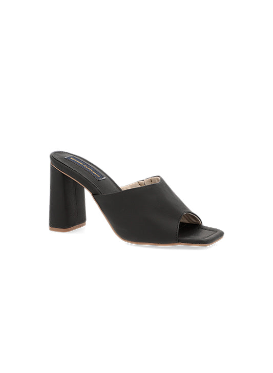 Black Iris Heel Sandal for woman