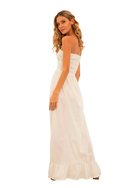 Ivory Amber Long Dress for Woman