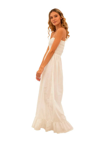 Ivory Amber Long Dress for Woman